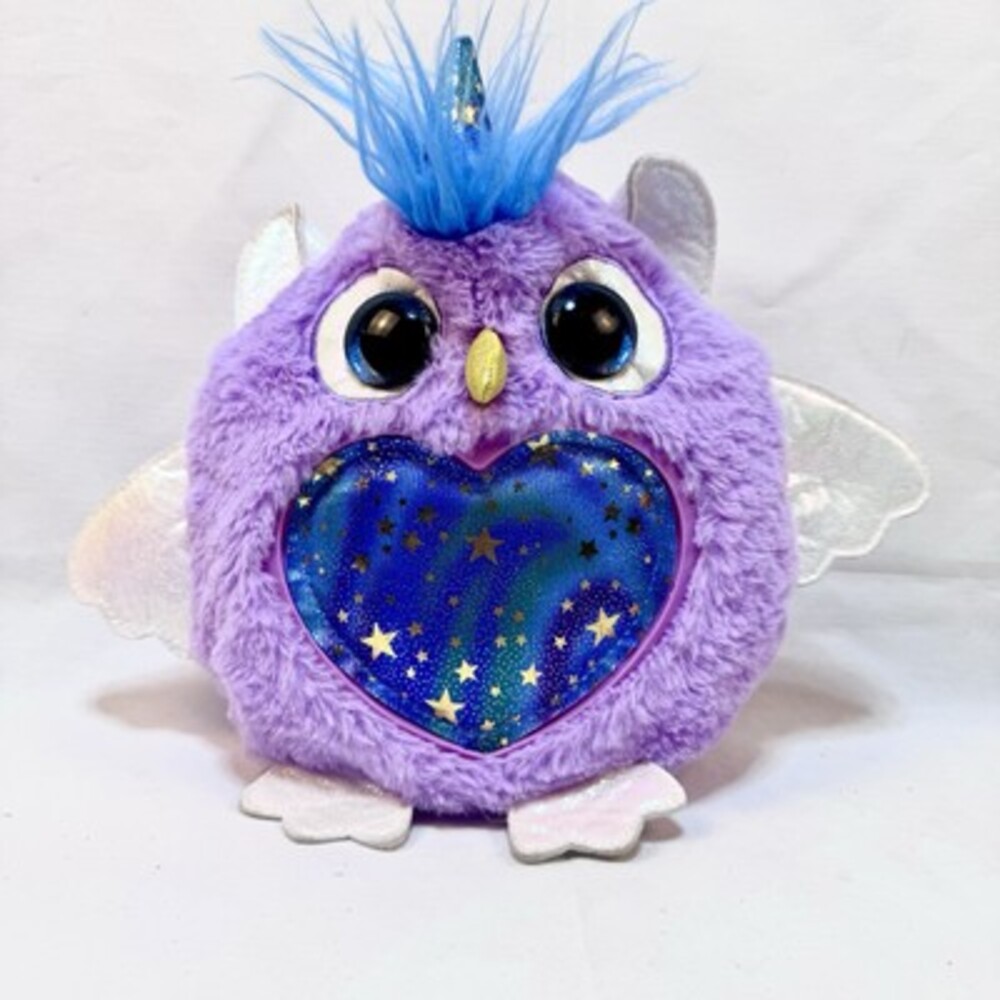Zuru Rainbocorn Fairycorn Owlcorn Purple Owl With Fairy Wings Stuffed Plush 10"